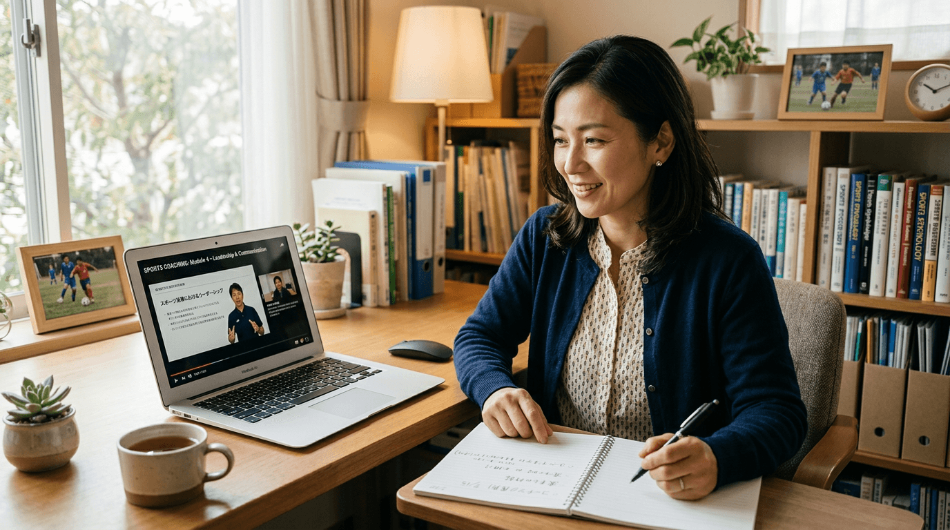 オンデマンドで学ぶスポーツ指導者